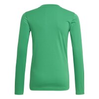 adidas Team Base Shirt Longsleeve Kinder - grün