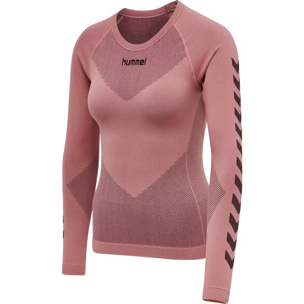 hummel First Seamless Trikot L/S W Damen - dusty rose - M-L