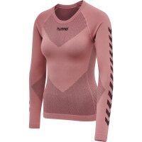 hummel First Seamless Trikot L/S W Damen - dusty rose - M-L