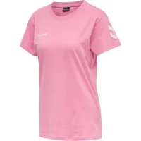 hummel Hmlgo Cotton T-Shirt S/S - Damen - cotton candy