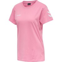 hummel Hmlgo Cotton T-Shirt S/S - Damen - cotton candy