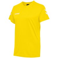hummel hmlGO Cotton T-Shirt kurzarm Damen - sports yellow