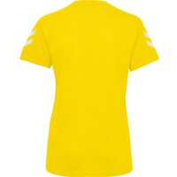 hummel hmlGO Cotton T-Shirt kurzarm Damen - sports yellow