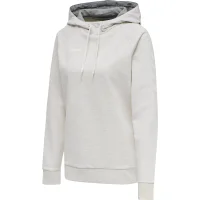 hummel Hmlgo Cotton Hoodie - Damen - egret melange
