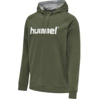 hummel hmlGO Cotton Logo Hoodie Herren - khaki