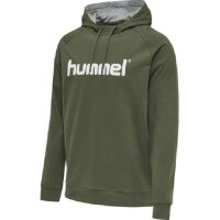 hummel hmlGO Cotton Logo Hoodie Herren - khaki