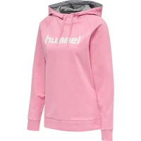 hummel Hmlgo Cotton Logo Hoodie - Damen - cotton candy