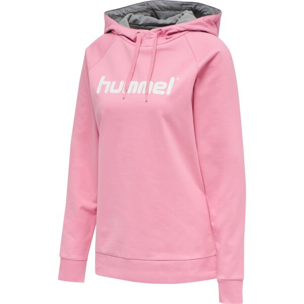 hummel Hmlgo Cotton Logo Hoodie - Damen - cotton candy - XS