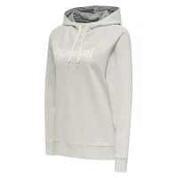 hummel Hmlgo Cotton Logo Hoodie - Damen - egret melange