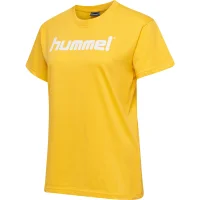 hummel Hmlgo Cotton Logo T-Shirt S/S - Damen - sports yellow