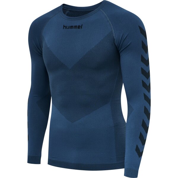 hummel First Seamless Trikot L/S Herren - dark denim