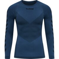 hummel First Seamless Trikot L/S Herren - dark denim