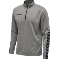 hummel Hmlauthentic Half Zip Sweatshirt - Herren - grey...