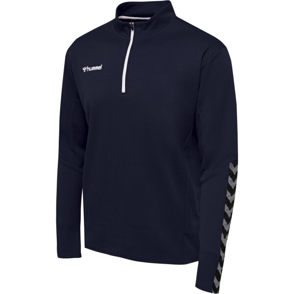 hummel Hmlauthentic Half Zip Sweatshirt - Herren - marine - 2XL