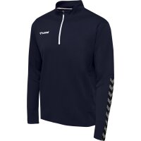 hummel Hmlauthentic Half Zip Sweatshirt - Herren - marine - 2XL