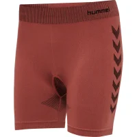 hummel First Seamless Short Tight Damen - marsala