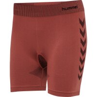 hummel First Seamless Short Tight Damen - marsala