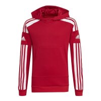 adidas Squadra 21 Hoodie Kinder - rot/weiß 116