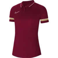 Nike Academy 21 Poloshirt Damen - rot/gold