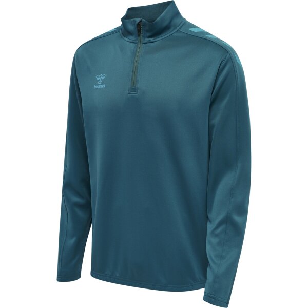 hummel Hmlcore Xk Half Zip Poly Sweatshirt - blue coral