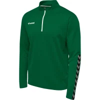 hummel Hmlauthentic Half Zip Sweatshirt - Herren - evergreen