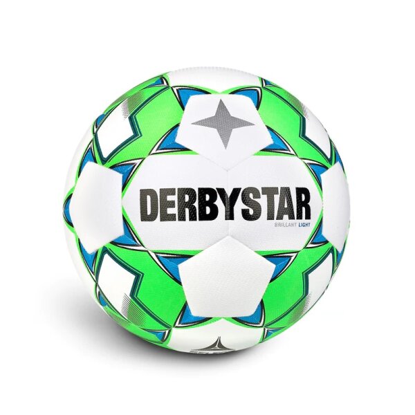 Derbystar Brillant DB Light v23 Fußball Kinder - weiss/grün/blau