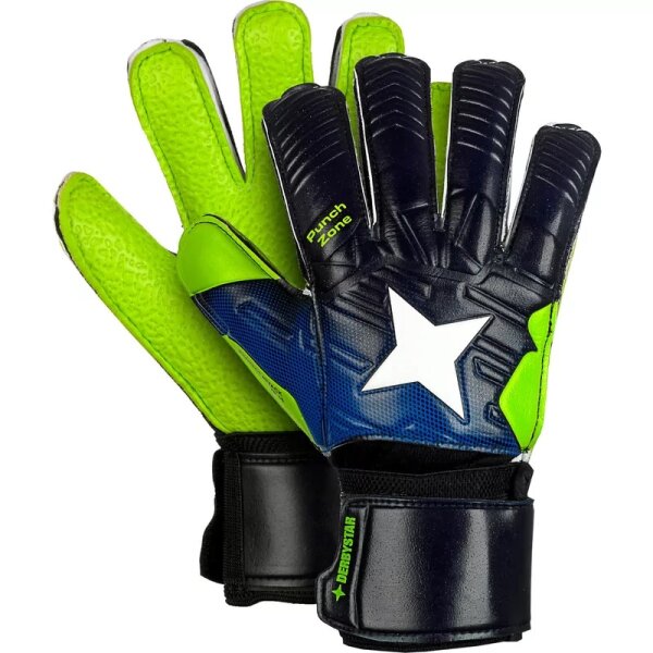 Derbystar Attack Protect XP16 Torwarthandschuhe - grün/schwarz/blau 4