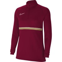 Nike Academy 21 Drill Trainingstop Damen - bordeaux 2XS