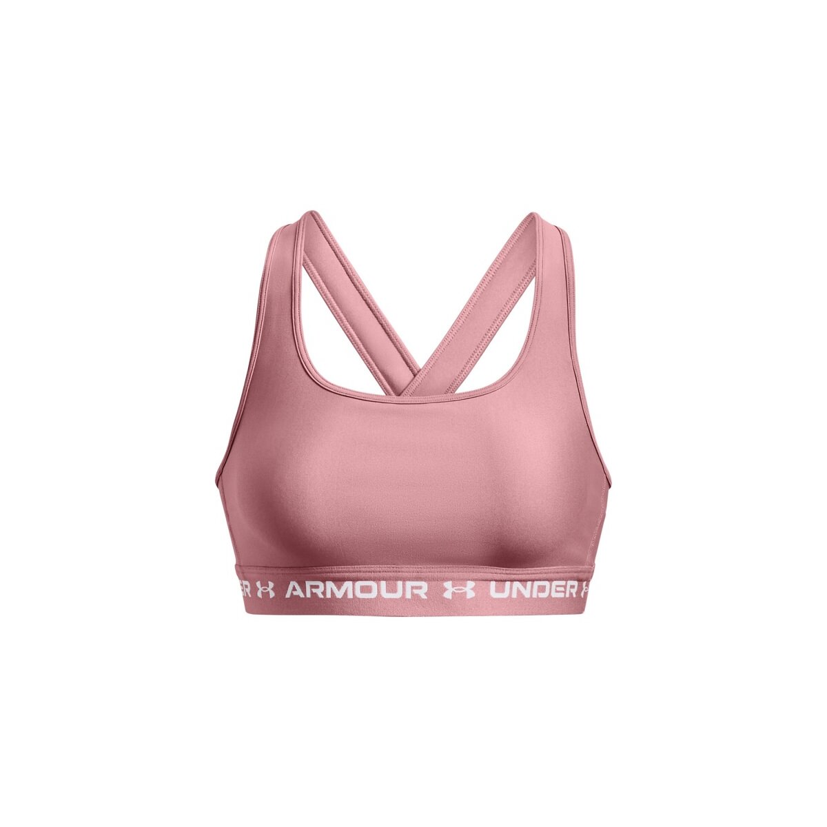 Under Armour Crossback Mid Sport BH - rosa/wei