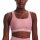 Under Armour Crossback Mid Sport BH Damen - rosa/weiß- XS