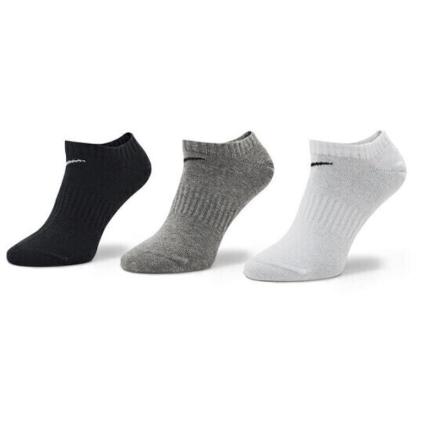 Nike Everyday Lightweight Training No-Show Socken 3er Pack - schwarz/weiß/grau 38-42