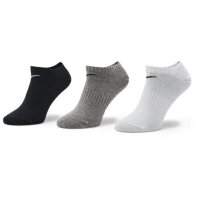 Nike Everyday Lightweight Training No-Show Socken 3er Pack - schwarz/weiß/grau 38-42