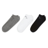 Nike Everyday Lightweight Training No-Show Socken 3er Pack - schwarz/weiß/grau 38-42