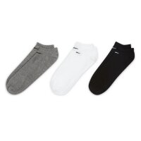 Nike Everyday Lightweight Training No-Show Socken 3er Pack - schwarz/weiß/grau 42-46