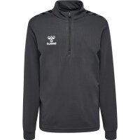 hummel Hmlauthentic Half Zip Sweat Kinder - asphalt - 116
