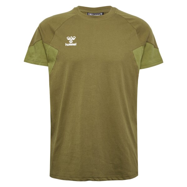 hummel Hmltravel T-Shirt S/S Herren - military olive - 2XL