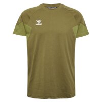 hummel Hmltravel T-Shirt S/S Herren - military olive - 2XL