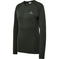 hummel Newline Pace Seamless Langarmshirt Damen - beluga