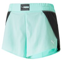 Puma Fit Fashion Woven Flow Shorts Damen - türkis/schwarz-XS