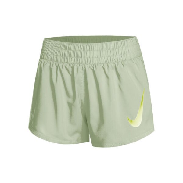 Nike Swoosh Shorts Damen - hellgrün- L