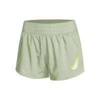 Nike Swoosh Shorts Damen - hellgrün- L