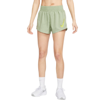 Nike Swoosh Shorts Damen - hellgrün- L