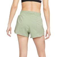 Nike Swoosh Shorts Damen - hellgrün- L