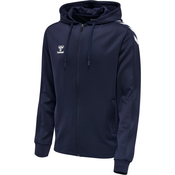 hummel Hmlcore Xk Poly Zip Hood Sweat - marine - S