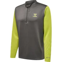 hummel Hmlongrid 1/2 Zip Poly Sweat Herren - forged...