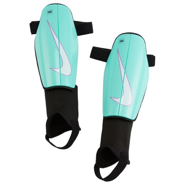 Nike Charge Schienbeinschoner - türkis/lila/weiß-S