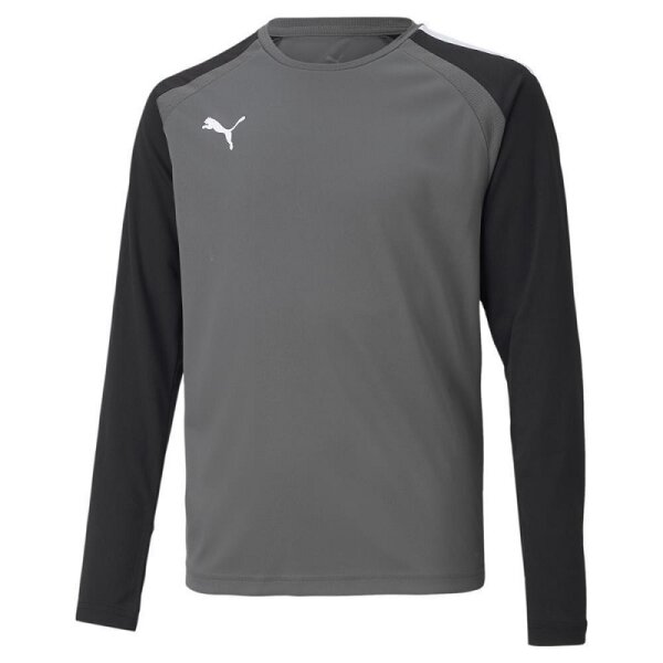 Puma teamPACER Torwarttrikot Kinder - grau/schwarz - 164