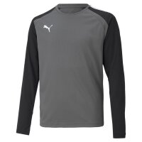 Puma teamPACER Torwarttrikot Kinder - grau/schwarz - 164