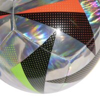 adidas EURO24 Foil Trainingsball - silber/schwarz/blau-5