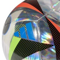 adidas EURO24 Foil Trainingsball - silber/schwarz/blau-5